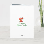 Vermisste Sie Liebe Hugs Niedlich Otters Karte (Rückseite)