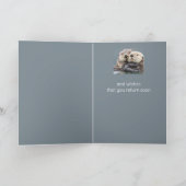 Vermisste Sie Liebe Hugs Niedlich Otters Karte (Innenseite)