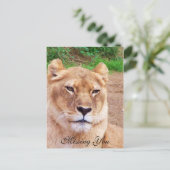 Vermisste Sie_ Postkarte (Stehend Vorderseite)