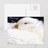 Vermisste Sie_ Postkarte (Vorne/Hinten)