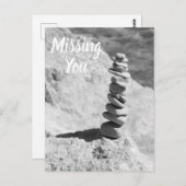 Vermisste Stones Postkarte (Vorne/Hinten)