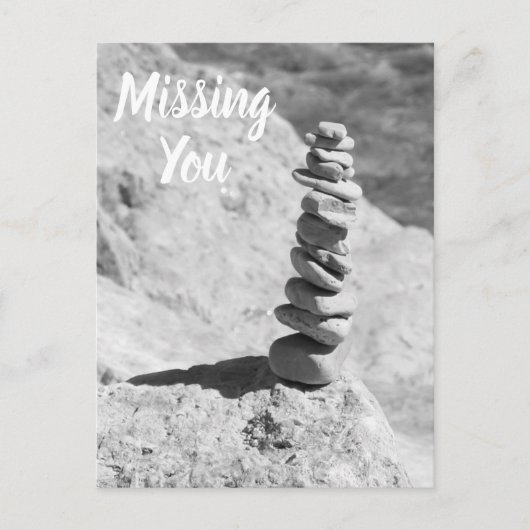 Vermisste Stones Postkarte (Vorderseite)