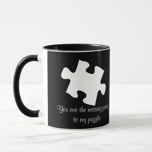 Vermisste Stück-Tasse Tasse (Links)