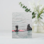 Vermisste Wakeboarder-Postkarte Postkarte (Stehend Vorderseite)
