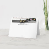 Vermisste Wasserlilienkarte (bearbeitbar) Karte (Rückseite)