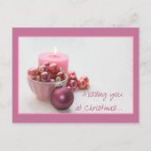 vermisste Weihnachtskarte Feiertagspostkarte (Vorderseite)