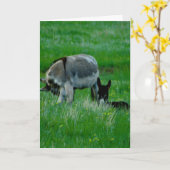 Vermisste You Nature-Szene Karte (Gelbe Blume)