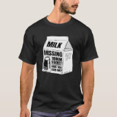 Vermisster 10 mm Socket Milk Carton Car Mechanic T-Shirt (Vorderseite)