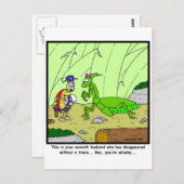 Vermisster Ehemann Postkarte (Vorne/Hinten)