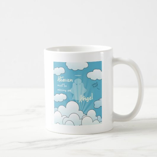 Vermisster Engel Kaffeetasse (Rechts)