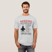 Vermisster F-35-Jet-T - Shirt (Vorne ganz)