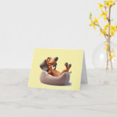 Vermisster Freund Karte (Gelbe Blume)