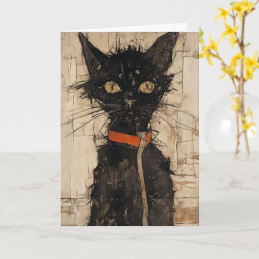 Vermisster Gruß Karte (Gelbe Blume)