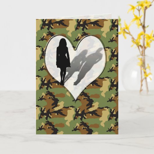 Vermisster Mann Karte (Gelbe Blume)