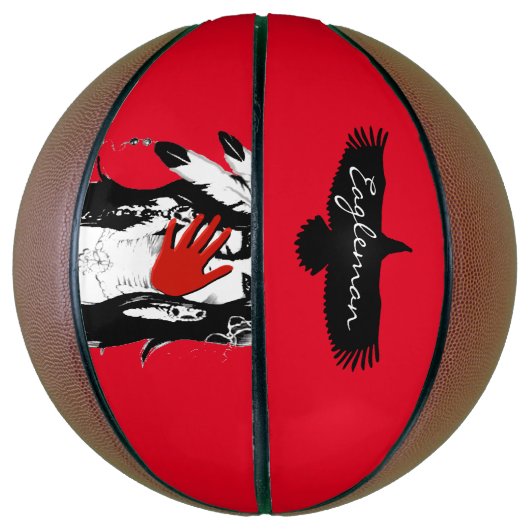 Vermisster und ermordeter indigener Adler Basketball (Vertikal)