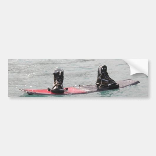 Vermisster Wakeboarder-Autoaufkleber Autoaufkleber (Vorne)