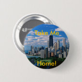 Vermisstes Chicago Button (Vorne & Hinten)