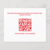 Vermisstes Haustier oder vermisste Person Personal Flyer (Hinten)