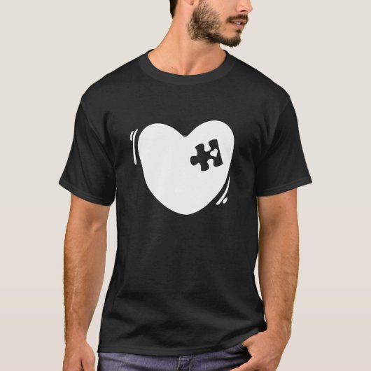 Vermisstes Herzstück für Muttertochter T-Shirt (Vorderseite)