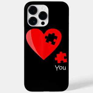 Vermisstes Herzstück Puzzles Valetines Shirt Gif Case-Mate iPhone 14 Pro Max Hülle