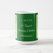 Vermisstes Kinderbewusstsein Ribbon Engel Custom T Kaffeetasse (Mittel)