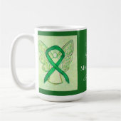 Vermisstes Kinderbewusstsein Ribbon Engel Custom T Kaffeetasse (Links)