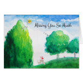 Vermisstes Land Ihrer Liebe Landschaftlich gestric (Vorderseite (Horizontal))