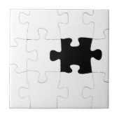 Vermisstes Puzzlespiel-Stück Fliese (Vorderseite)