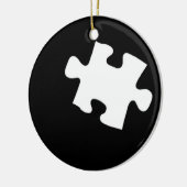 Vermisstes Puzzlespiel-Stück Keramik Ornament (Links)