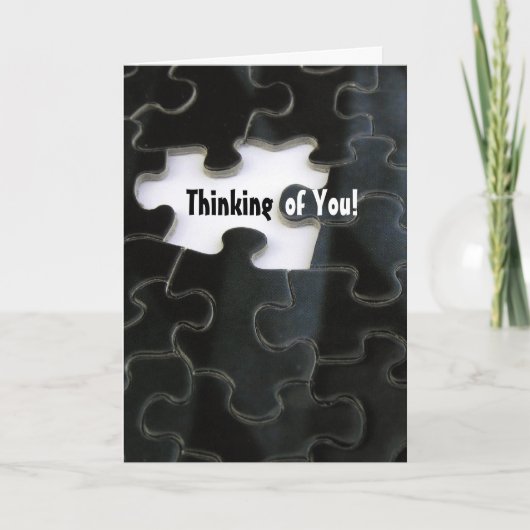 Vermisstes Puzzleteil Karte (Vorderseite)