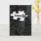 Vermisstes Puzzleteil Karte (Gelbe Blume)