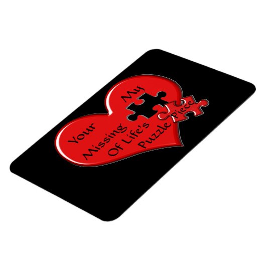 Vermisstes Puzzleteil Magnet (Linke Seite)