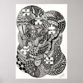 Vermisstes Puzzleteil Poster
