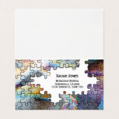 Vermisstes Puzzleteil Visitenkarten (Innenseite Aufgefaltet)