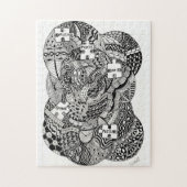 Vermisstes Stück des Puzzlespiels Puzzle (Vertikal)