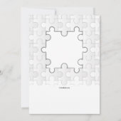 Vermisstes Stück Foto Adoption Einladung (Rückseite)