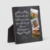 Vermisstes Stück Fotocollage Pet Memorial Fotoplatte (Vorderseite)