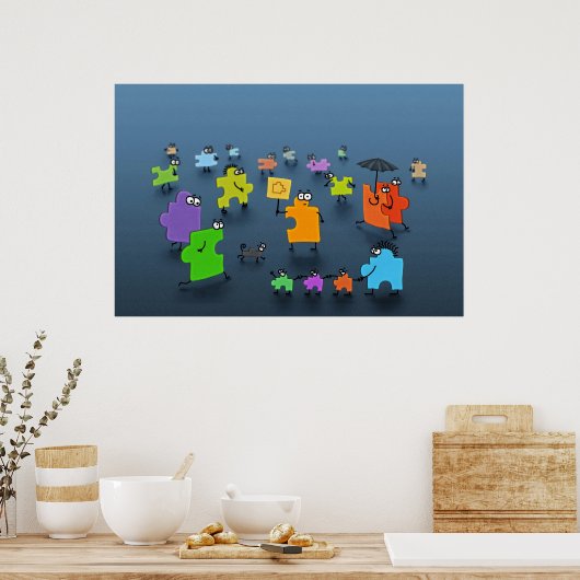 Vermisstes Stück Poster (Küche)