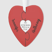 Vermisstes Stück verbindet Ornament (Vorderseite)