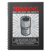 Vermisstes Werkstattwerkzeug für die Funny Mechani Notizblock (Vorderseite)