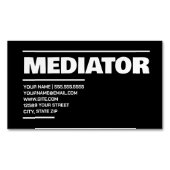 Vermittler Magnetische Visitenkarte (Vorderseite)