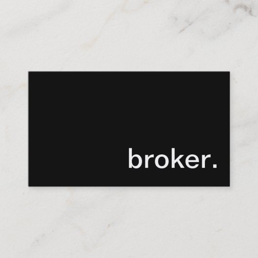 Vermittler-Visitenkarte Visitenkarte (Vorderseite)