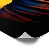 Vermittlung der Buddha Moderne Kunst Poster (Ecke)