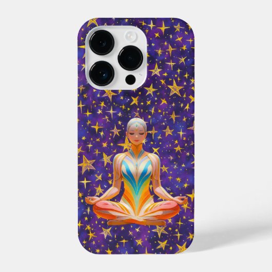 Vermittlung von weiblichen und unregelmäßigen Ster iPhone Hülle (Rückseite)