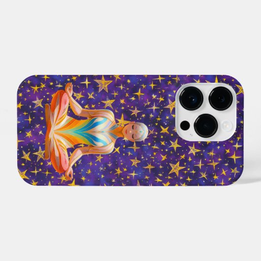 Vermittlung von weiblichen und unregelmäßigen Ster iPhone Hülle (Rückseite (Horizontal))