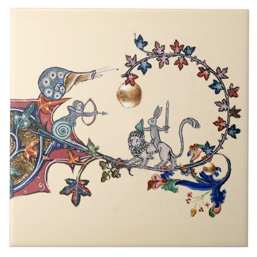 VERMITTLUNGSKRIEG, Killer Rabbit, Schnecken Fliese (Vorderseite)