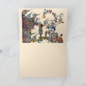 VERMITTLUNGSKRIEG, KNIGHTS, GIANT SNAILS FEIERTAGSKARTE (Innenseite)