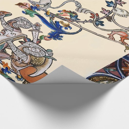 VERMITTLUNGSKRIEG, KNIGHTS, GIANT SNAILS GESCHENKPAPIER (Ecke)