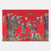 VERMITTLUNGSKRIEG, KNIGHTS, GIANT SNAILS GESCHENKPAPIER SET (Vorderseite 2)