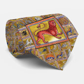 VERMITTLUNGSMITTELBESTIÄRE,LEOPARD,WALDTIERE KRAWATTE (Gerollt)